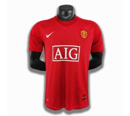 Manchester United 07/08 Home Red Soccer Jersey